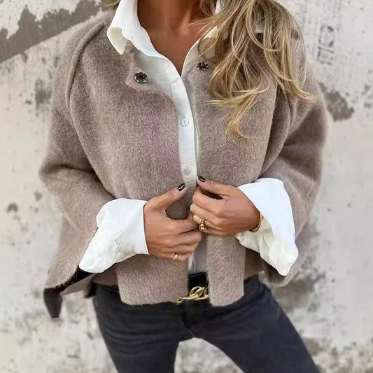 Elisa™ | Cappotto corto elegante con maniche svasate